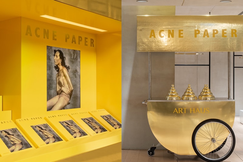 Acne Studios 二十週年刊物《Golden》，週末限定 Art Haus 金色冰淇淋車吧！