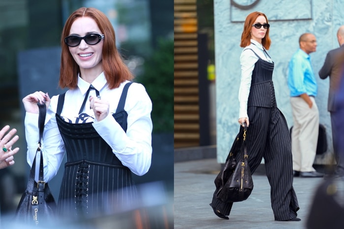 Emily 終於出現了!聽說由小助理變高層,難怪出場穿搭要時尚又幹練