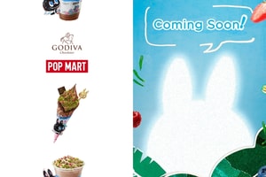 GODIVA X LABUBU 軟雪糕、奶昔聯乘系列：特別設計的不銹鋼茶匙還可以拿回家紀念！