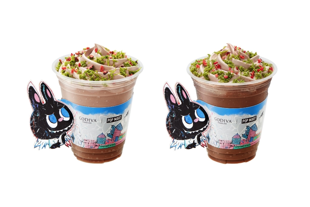 GODIVA X LABUBU 軟雪糕、奶昔聯乘系列:特別設計的不銹鋼茶匙還可以拿回家紀念!