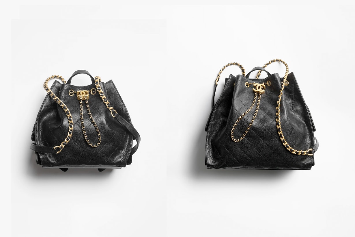 Chanel 25 backpack medium large price 2025 26 pre collection