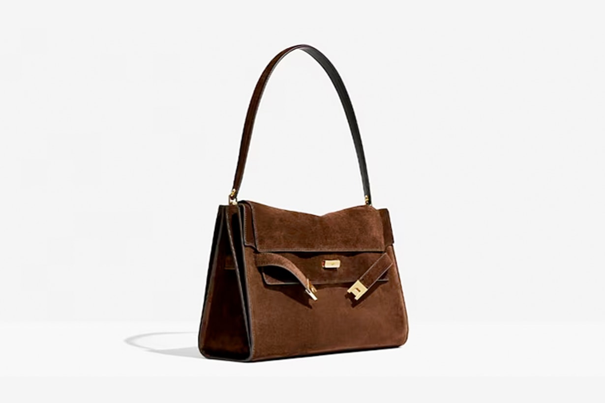 tory Lee Radziwill suede shoulder bag 2025 new