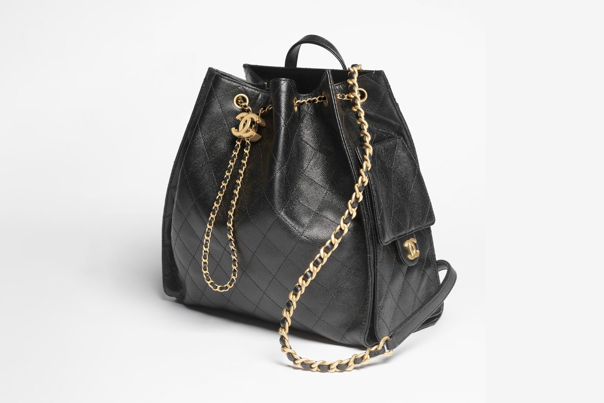 Chanel 25 backpack medium large price 2025 26 pre collection