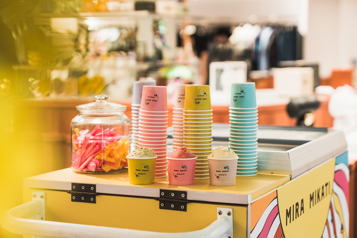 artifacts Mira Mikati pop-up Home Studyo collab 2025 AW