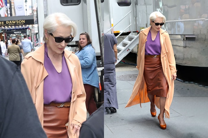 惡魔上司回來了！Meryl Streep 最新街拍照曝光，引起話題的時髦配件是... 水瓶？