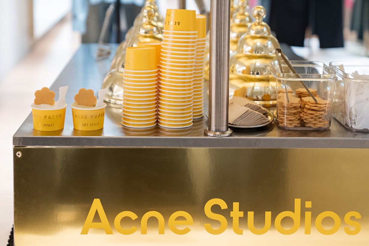 acne studios paper golden pop up art haus taipei tainan when