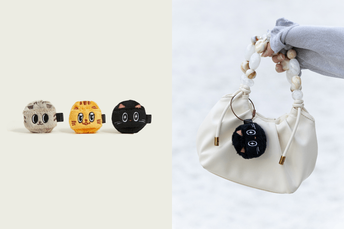 太可愛的三種花色貓咪限量登場:永和三美人「Meownetic Puff」是粉撲也是掛飾!