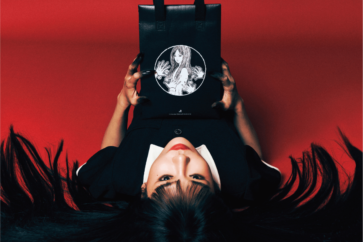 Junji Ito x he cha lou tea Maniac Collaboration