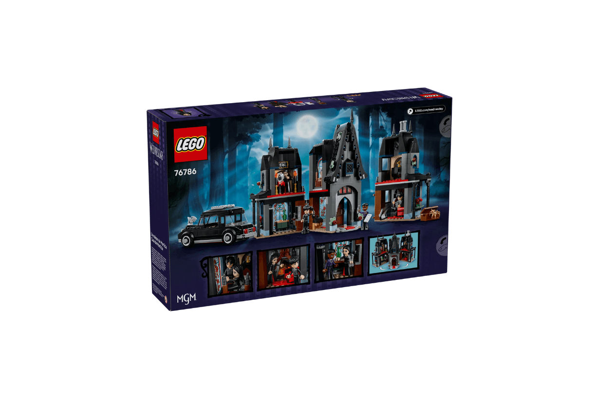 LEGO Wednesday Season 2 Morticias Cottage Things Apartment Black Dahlia Flower