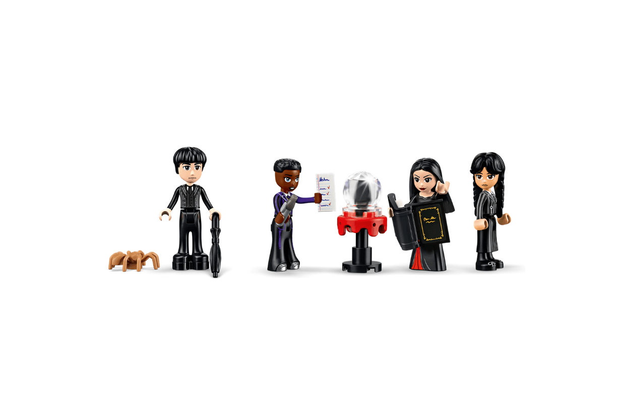 LEGO Wednesday Season 2 Morticias Cottage Things Apartment Black Dahlia Flower