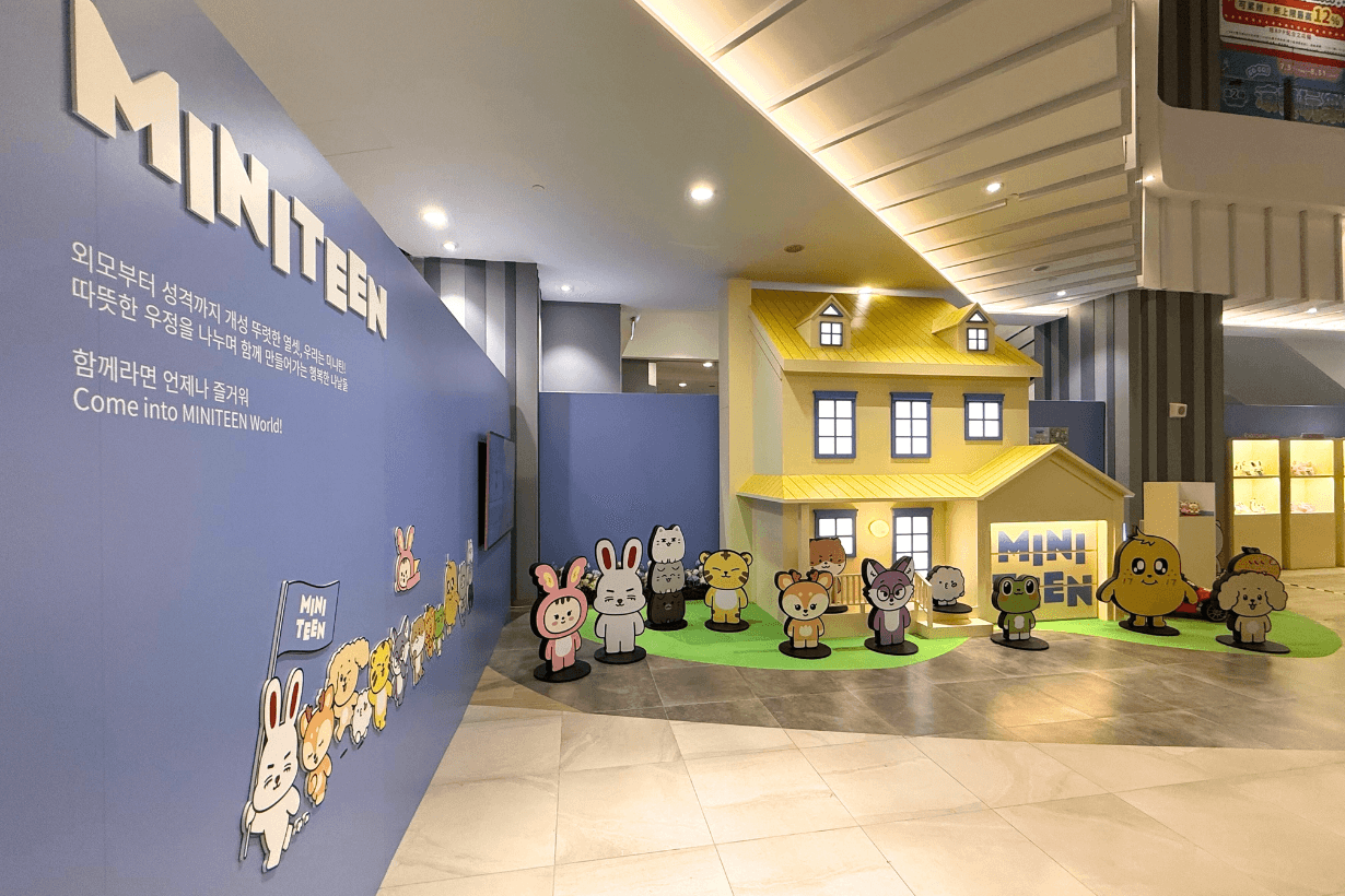 MINITEEN HOUSE PARTY SEVENTEEN Official Character POP-UP in TAIPEI