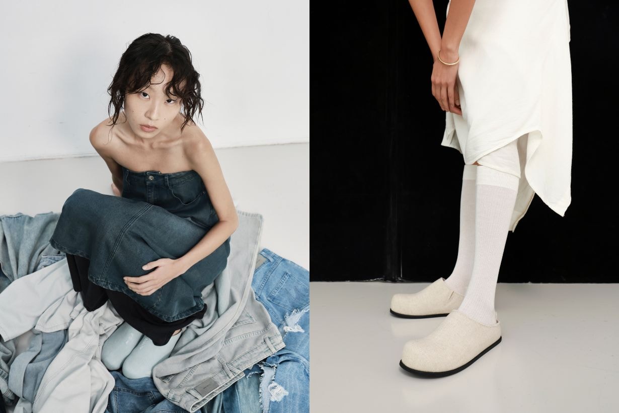 POPBEE Circle Giveaway Studio Doe Denim Mules
