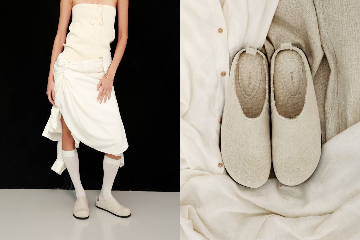POPBEE Circle Giveaway Studio Doe Denim Mules