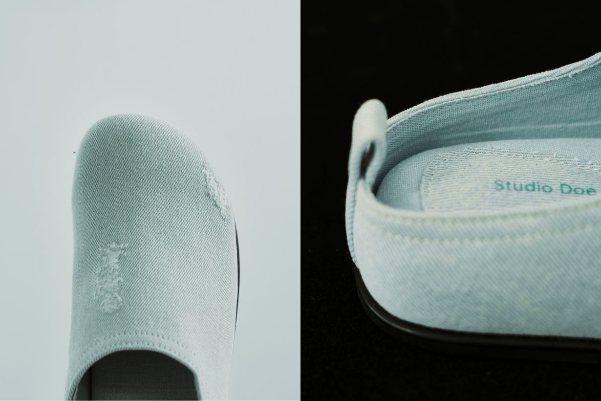 POPBEE Circle Giveaway Studio Doe Denim Mules