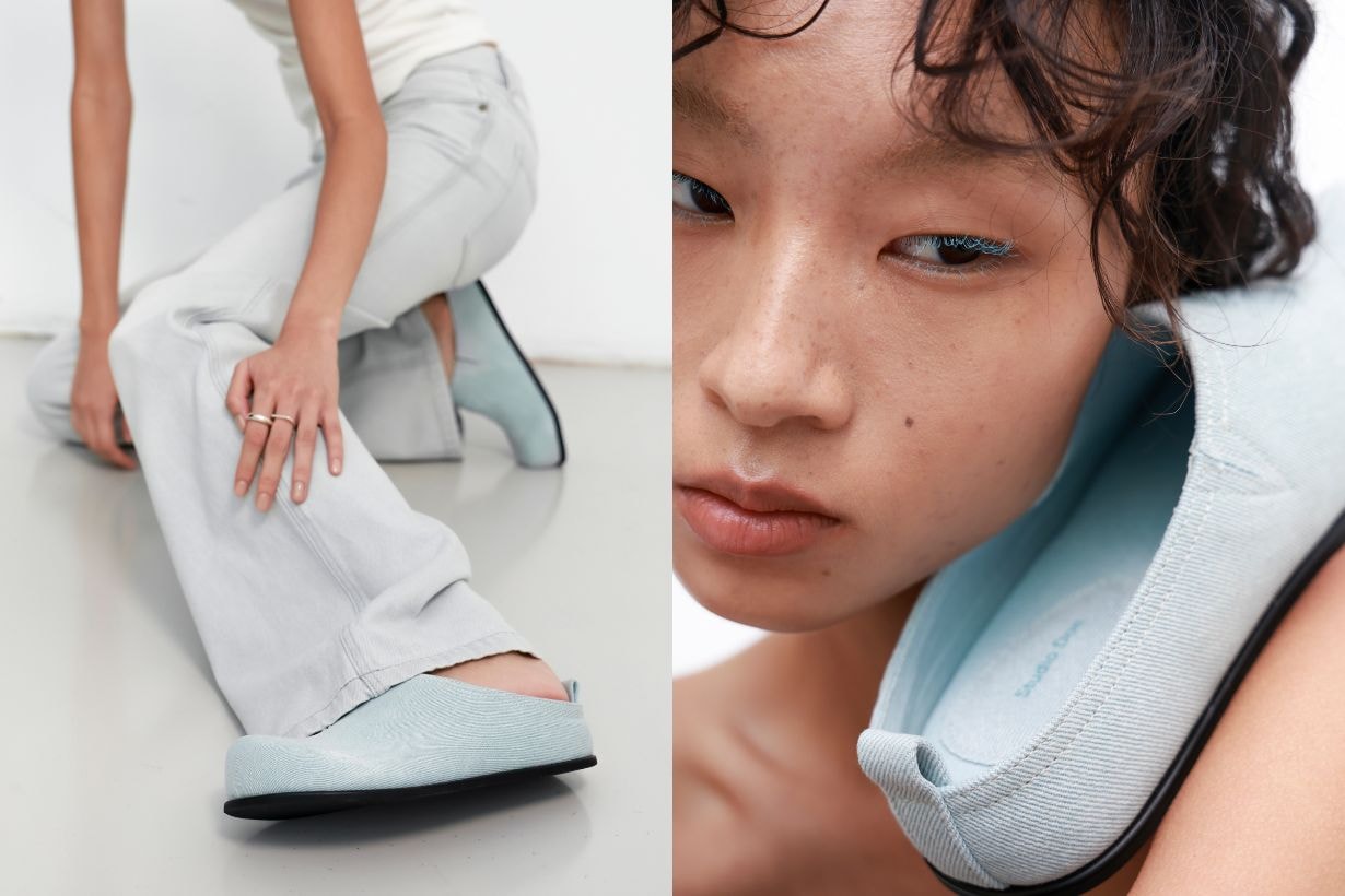 POPBEE Circle Giveaway Studio Doe Denim Mules