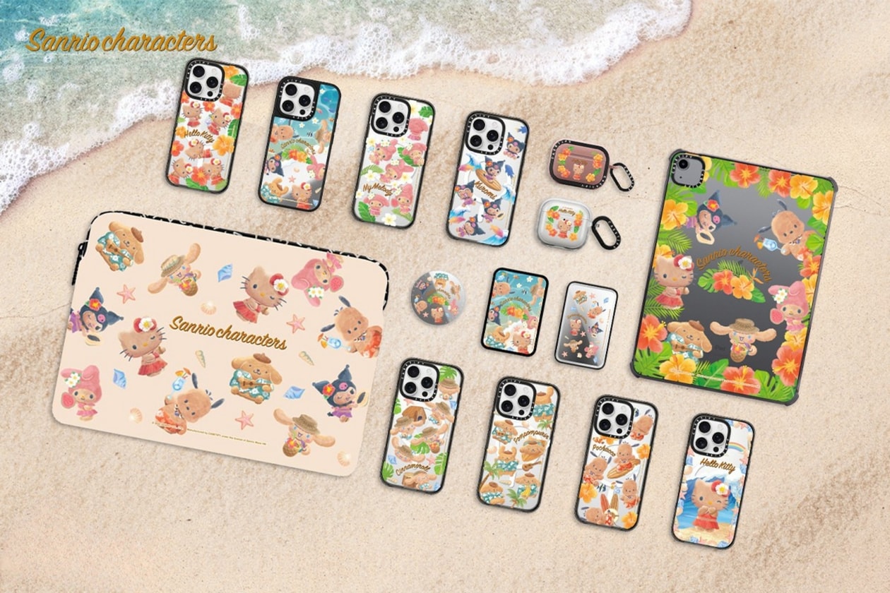 CASETiFY X Sanrio 火紅日曬系列：Hello Kitty、My Melody、Kuromi…一星期限定曬黑！