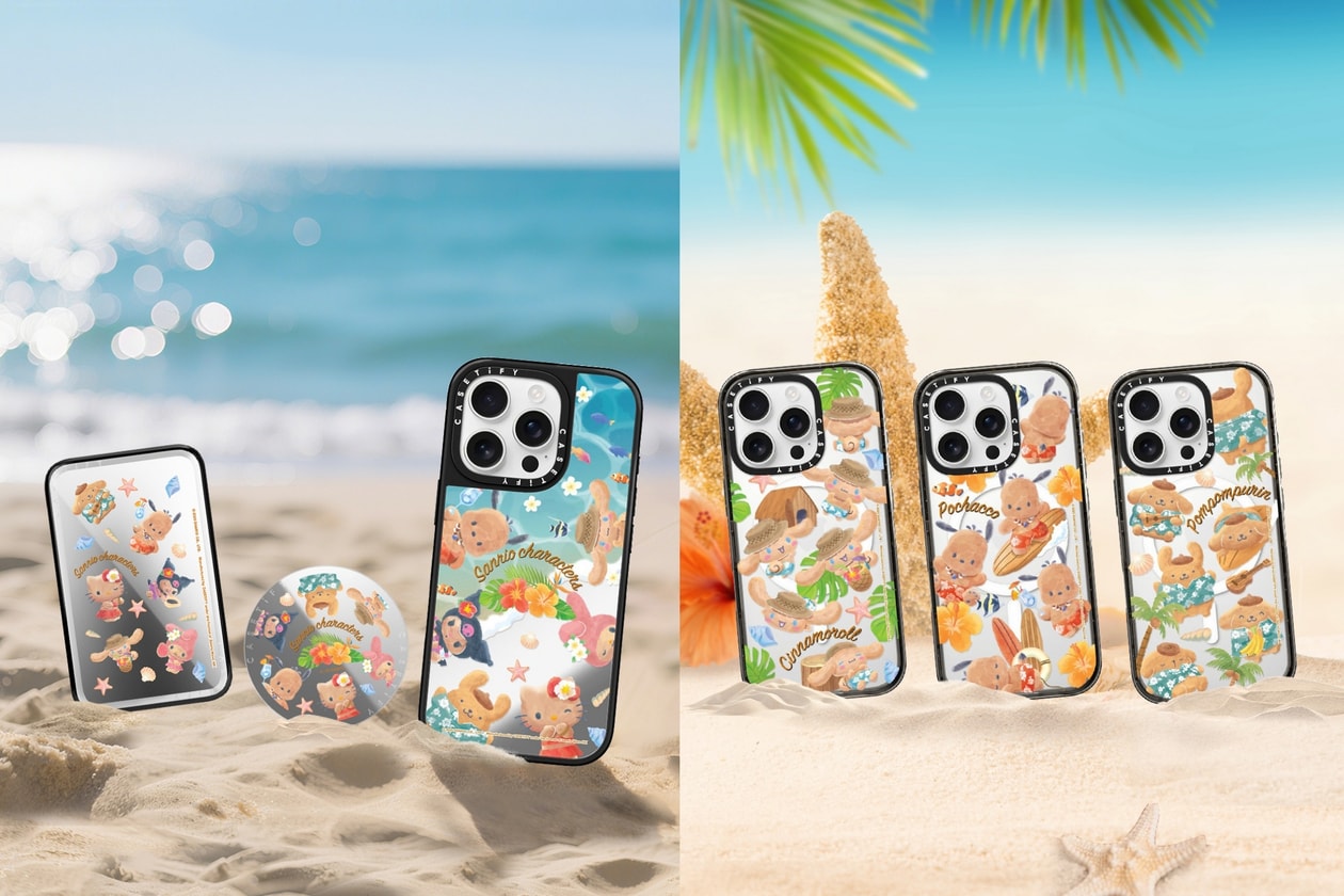 CASETiFY X Sanrio 火紅日曬系列：Hello Kitty、My Melody、Kuromi…一星期限定曬黑！