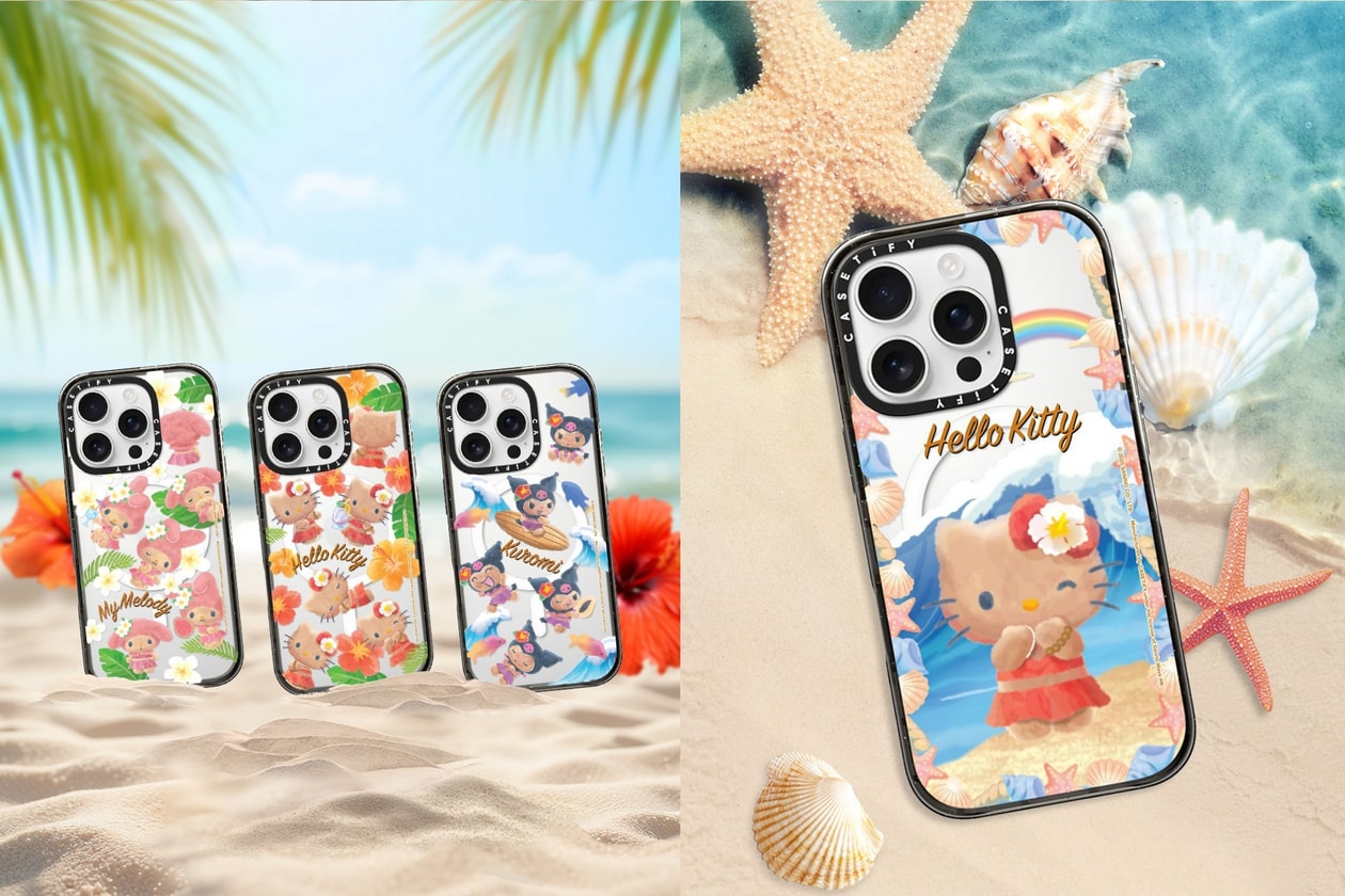 CASETiFY X Sanrio 火紅日曬系列：Hello Kitty、My Melody、Kuromi…一星期限定曬黑！