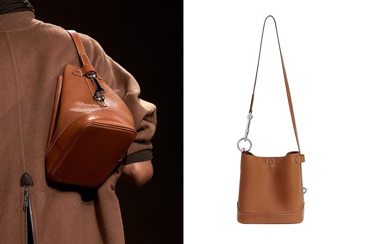 Hermès fall winter 2025 handbags highlight Besace attelée Double Longe Petit Sac Bridon Mallette