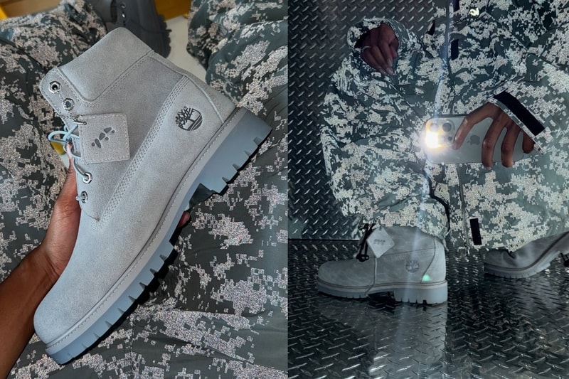 Ice Studios x Timberland 把經典黃靴染上高級灰藍調