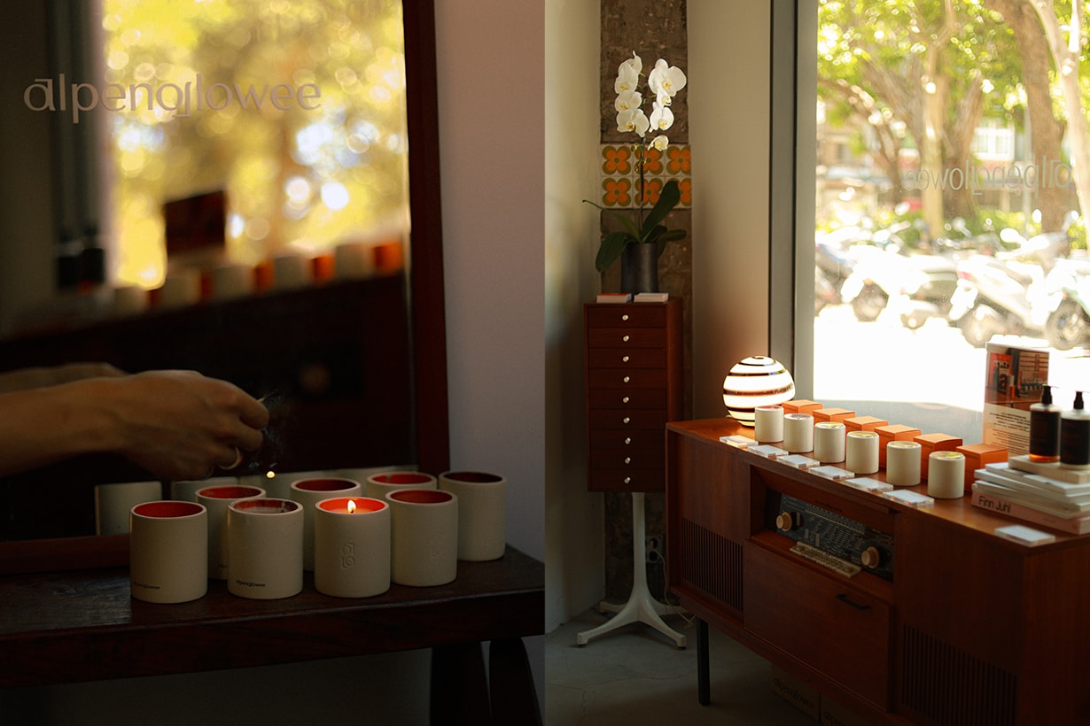 Alpenglowee pop up sand coffee taipei scented candle hand care limited menu