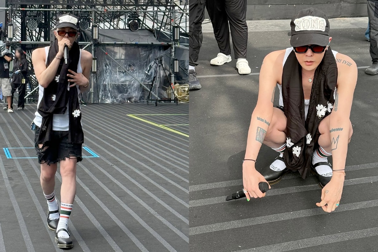 G-Dragon Dr. Martens Elphie mary jane shoes outfit