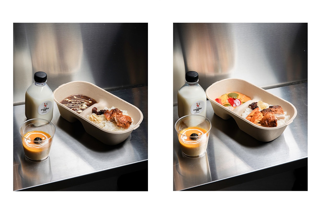 curry up taipei first pop up store limited menu products human made