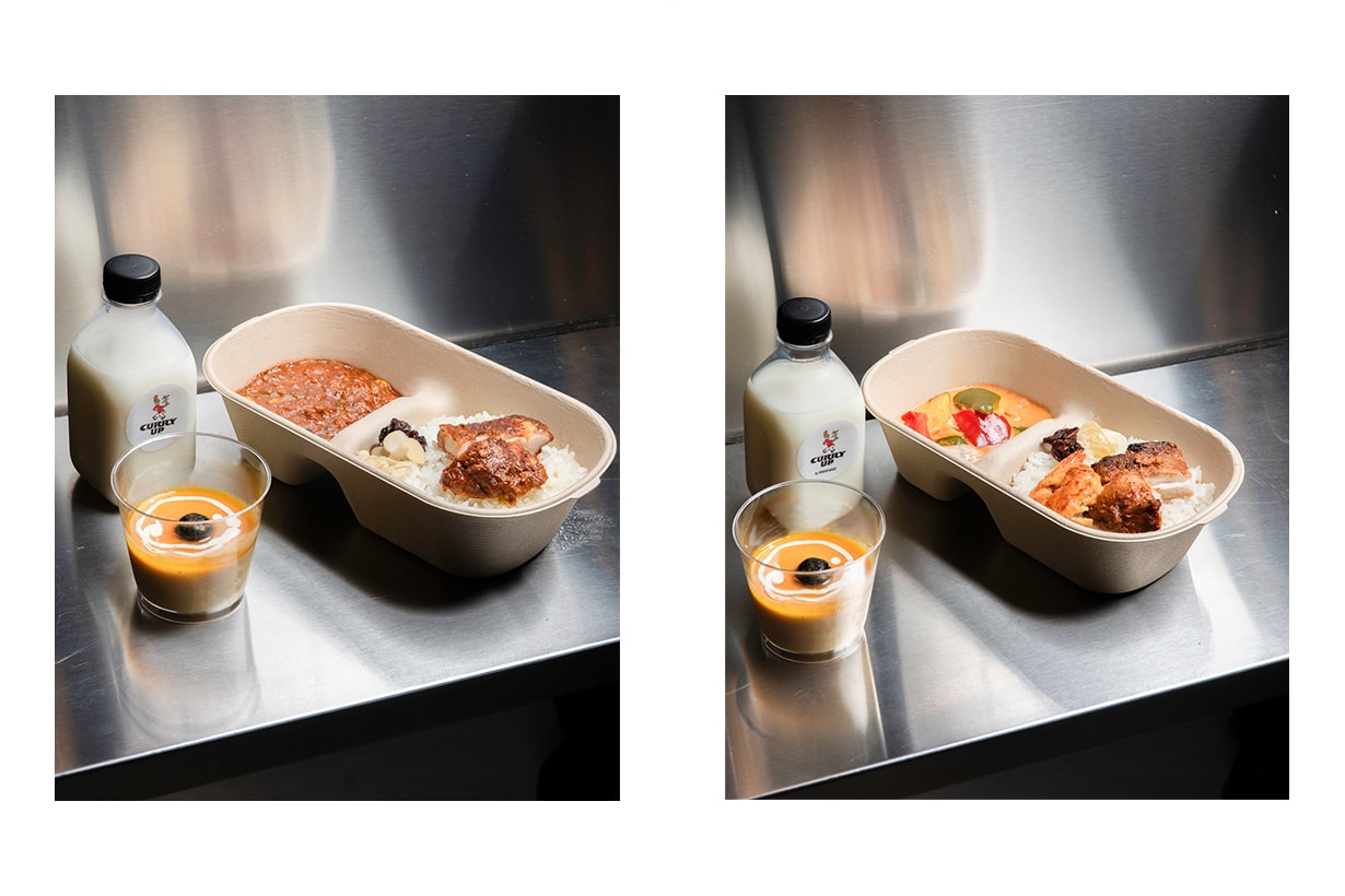 curry up taipei first pop up store limited menu products human made