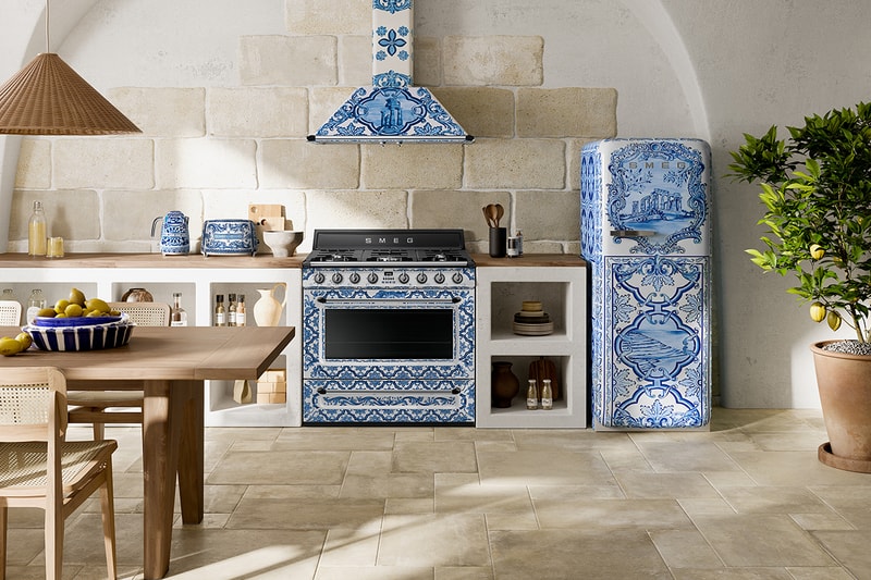 Smeg 與 Dolce & Gabbana 聯名，從小家電到冰箱都美得像一幅畫！