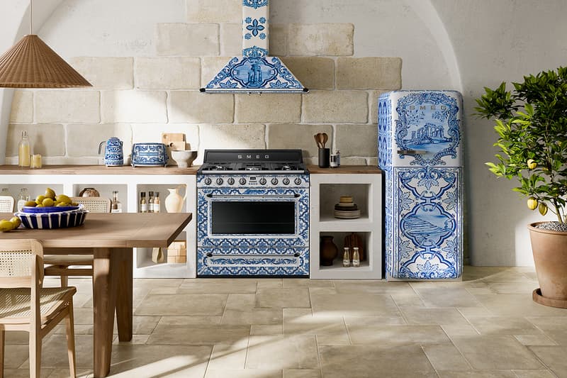 Smeg 與 Dolce & Gabbana 聯名,從小家電到冰箱都美得像一幅畫!