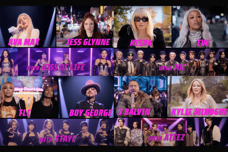 「K-POP 韓團＋歐美巨星」夢幻連動：音樂競賽節目《KPOPPED》未播先轟動，ITZY、ATEEZ、Ke$ha 確定出演！