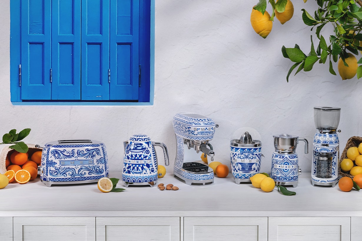 Smeg Dolce & Gabbana Blu Mediterraneo taiwan release Home kitchen appliances