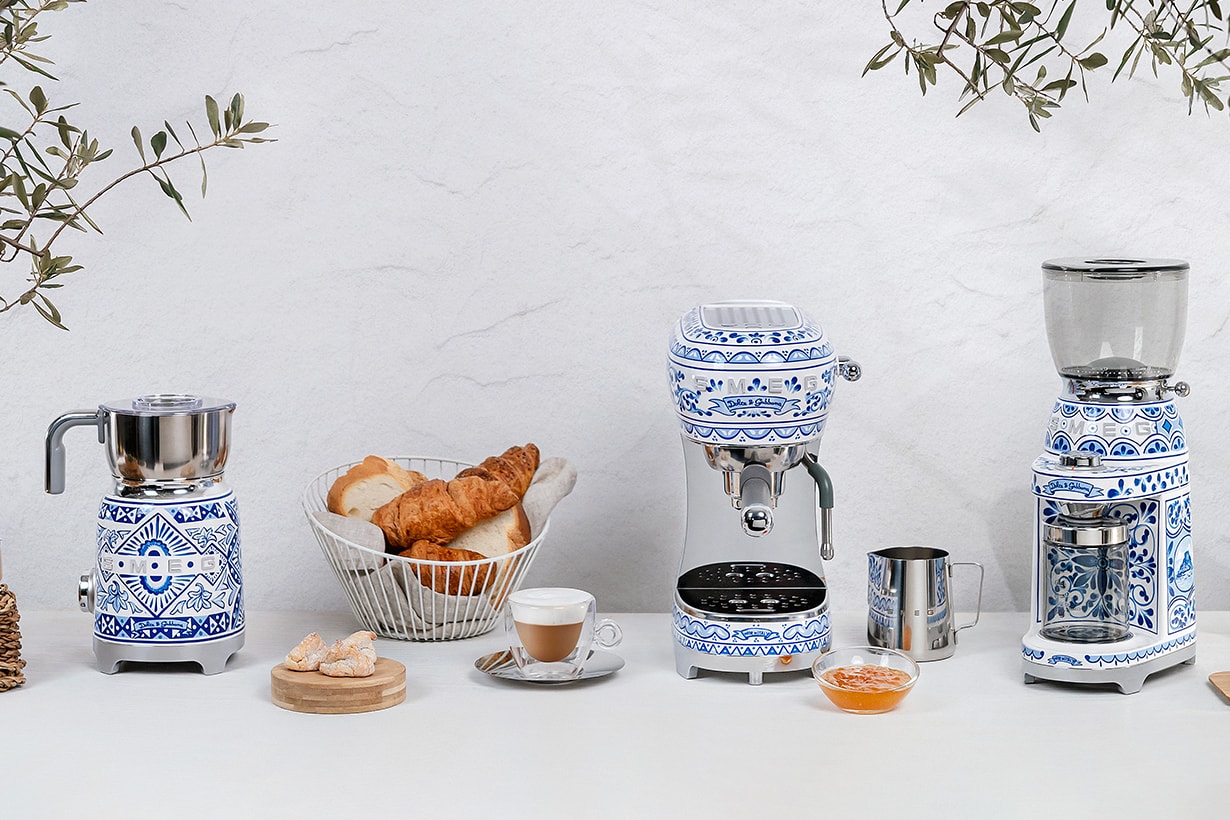 Smeg Dolce & Gabbana Blu Mediterraneo taiwan release Home kitchen appliances
