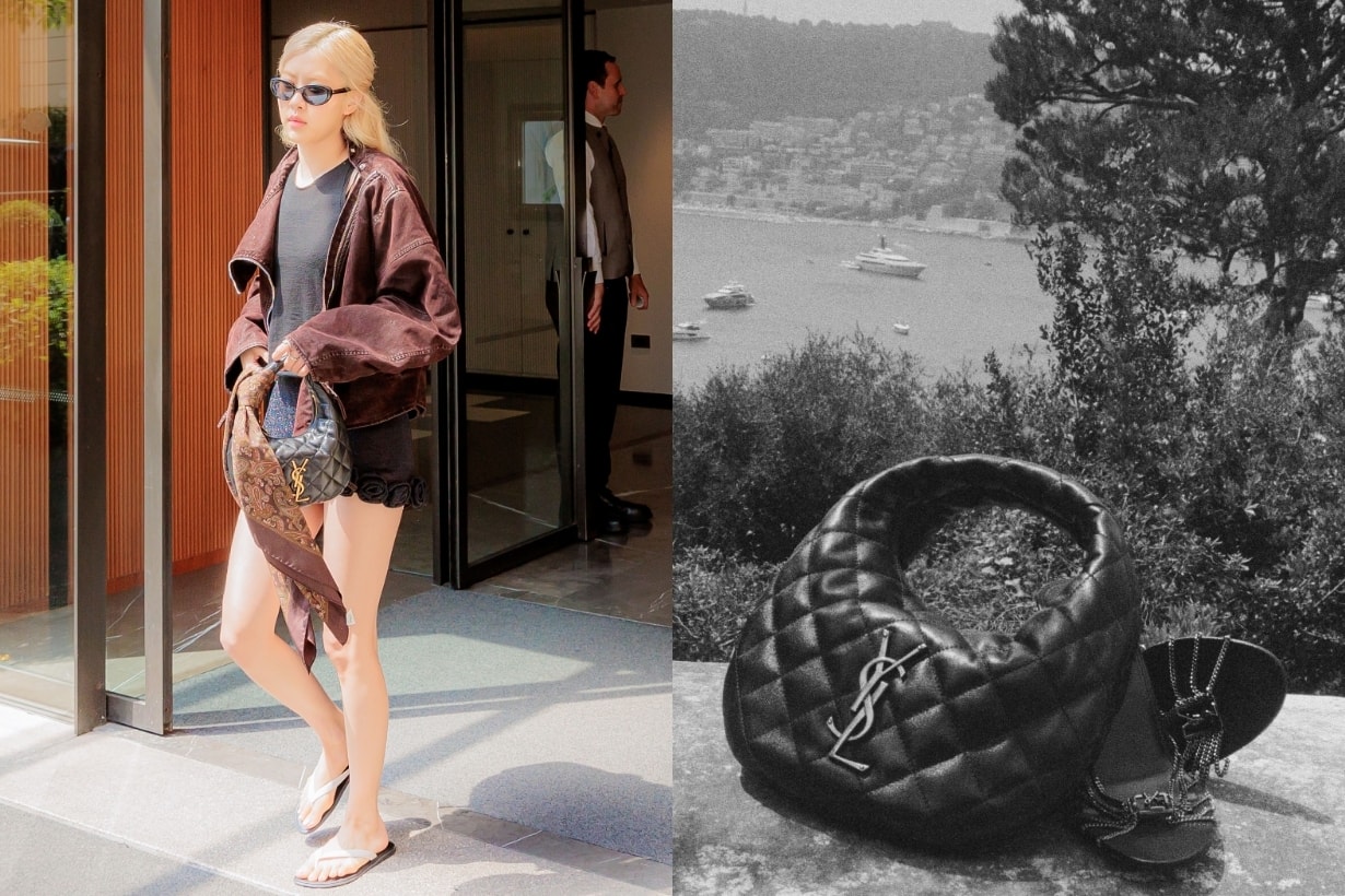 Rosé 最近真的好愛 Saint Laurent 的 Icarino 手袋！