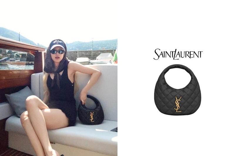 Rosé 最近真的好愛 Saint Laurent 的 Icarino 手袋！