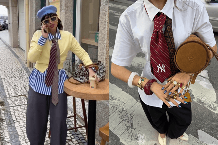 「領帶」成為 2025 最搶眼配件:今年必學  4  種造型邏輯,時髦到你想天天用!