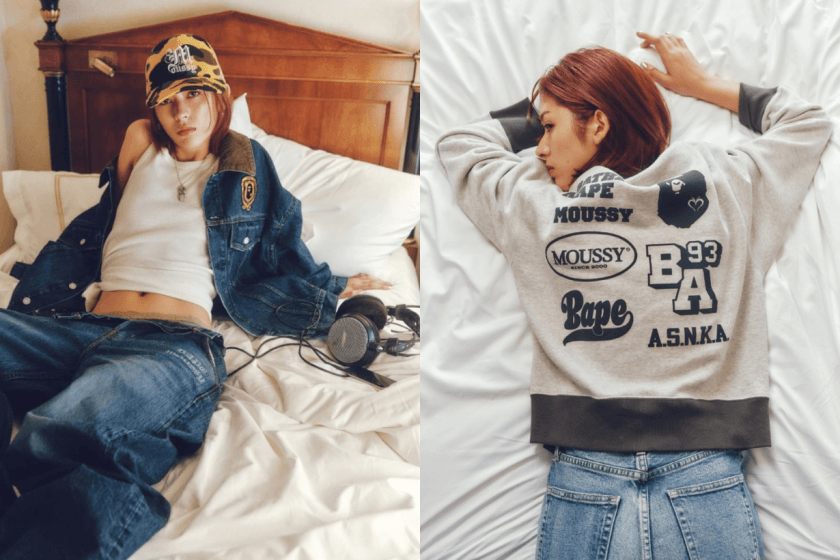 迷彩猿人遇上蕾絲:MOUSSY × BAPE 聯名系列,可甜可鹽的街頭酷女生必收!