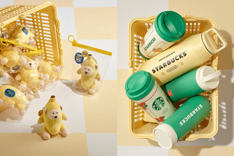 韓國 Starbucks 實在太懂少女心：水果餐盤、隨身杯、香蕉熊吊飾......玲瑯滿目的可愛新周邊登場！