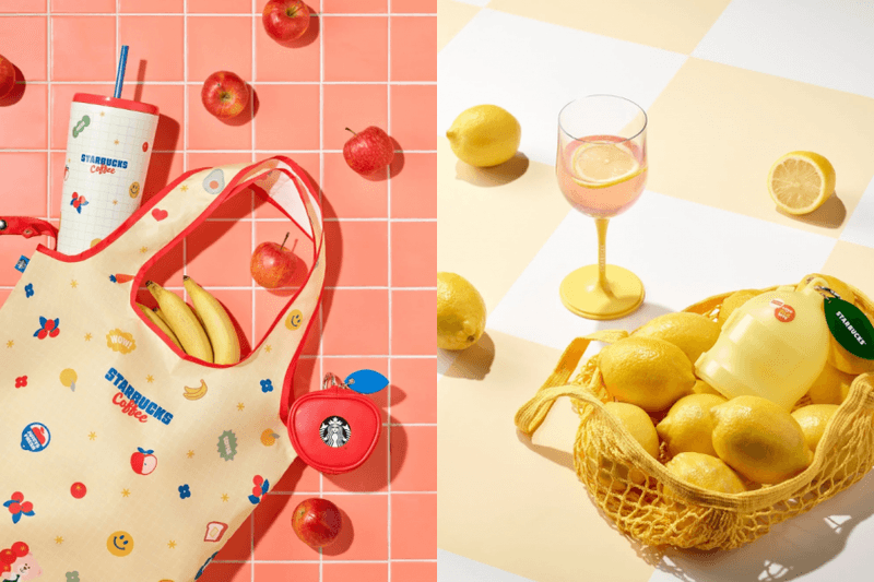 韓國 Starbucks 實在太懂少女心：水果餐盤、隨身杯、香蕉熊吊飾......玲瑯滿目的可愛新周邊登場！