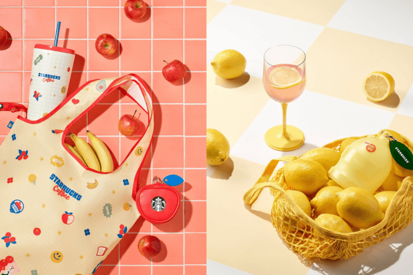 韓國 Starbucks 實在太懂少女心:水果餐盤、隨身杯、香蕉熊吊飾......玲瑯滿目的可愛新周邊登場!