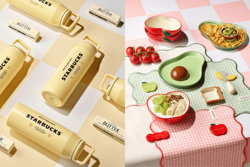韓國 Starbucks 實在太懂少女心：水果餐盤、隨身杯、香蕉熊吊飾......玲瑯滿目的可愛新周邊登場！