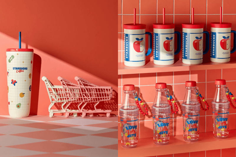 韓國 Starbucks 實在太懂少女心：水果餐盤、隨身杯、香蕉熊吊飾......玲瑯滿目的可愛新周邊登場！