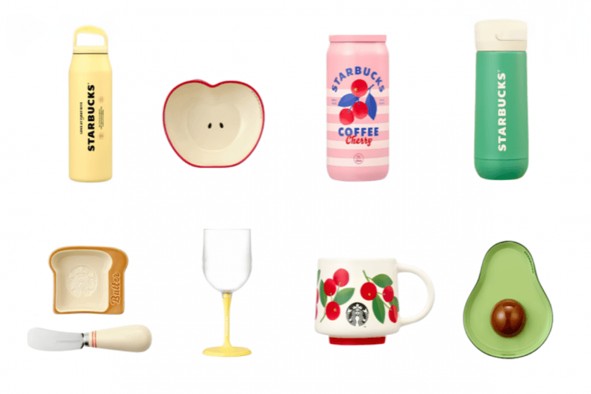 韓國 Starbucks 實在太懂少女心:水果餐盤、隨身杯、香蕉熊吊飾......玲瑯滿目的可愛新周邊登場!