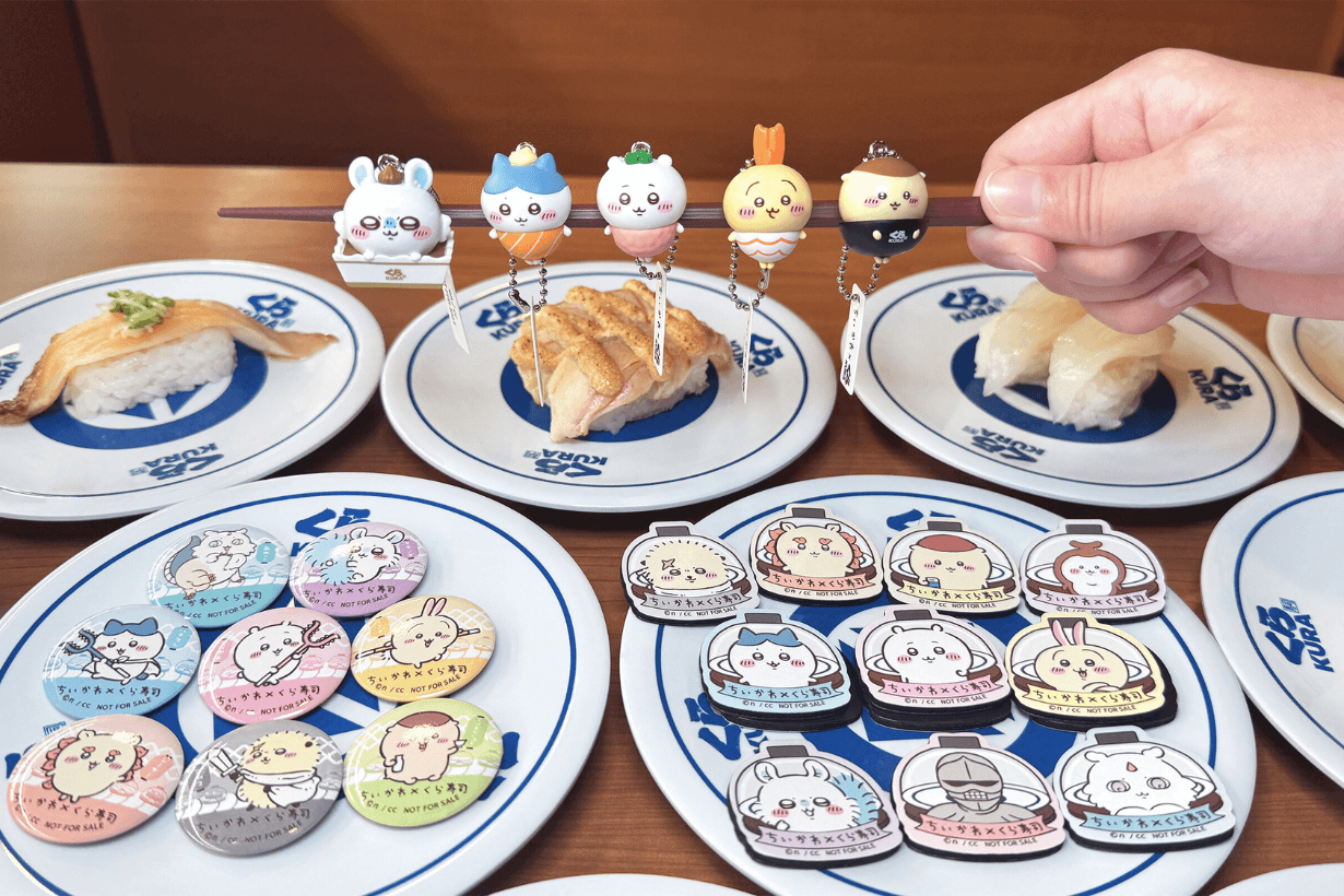 Chiikawa x KURA SUSHI 2025 Gacha