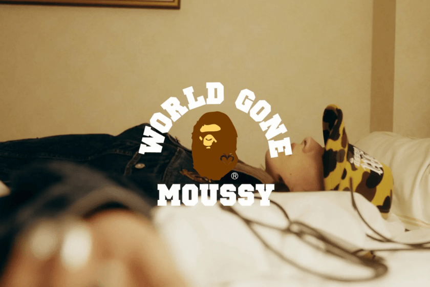 迷彩猿人遇上蕾絲:MOUSSY × BAPE 聯名系列,可甜可鹽的街頭酷女生必收!