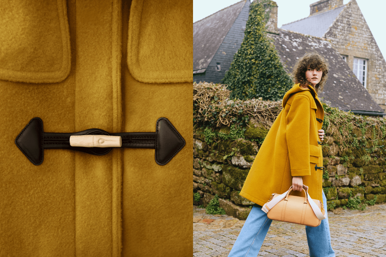 Longchamp x Gloverall Le Roseau duffle-coat KOL Style