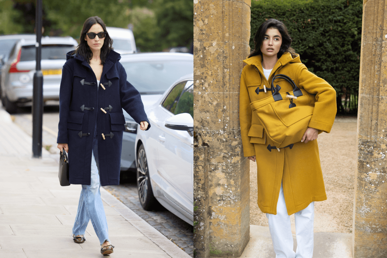 Longchamp x Gloverall Le Roseau duffle-coat KOL Style