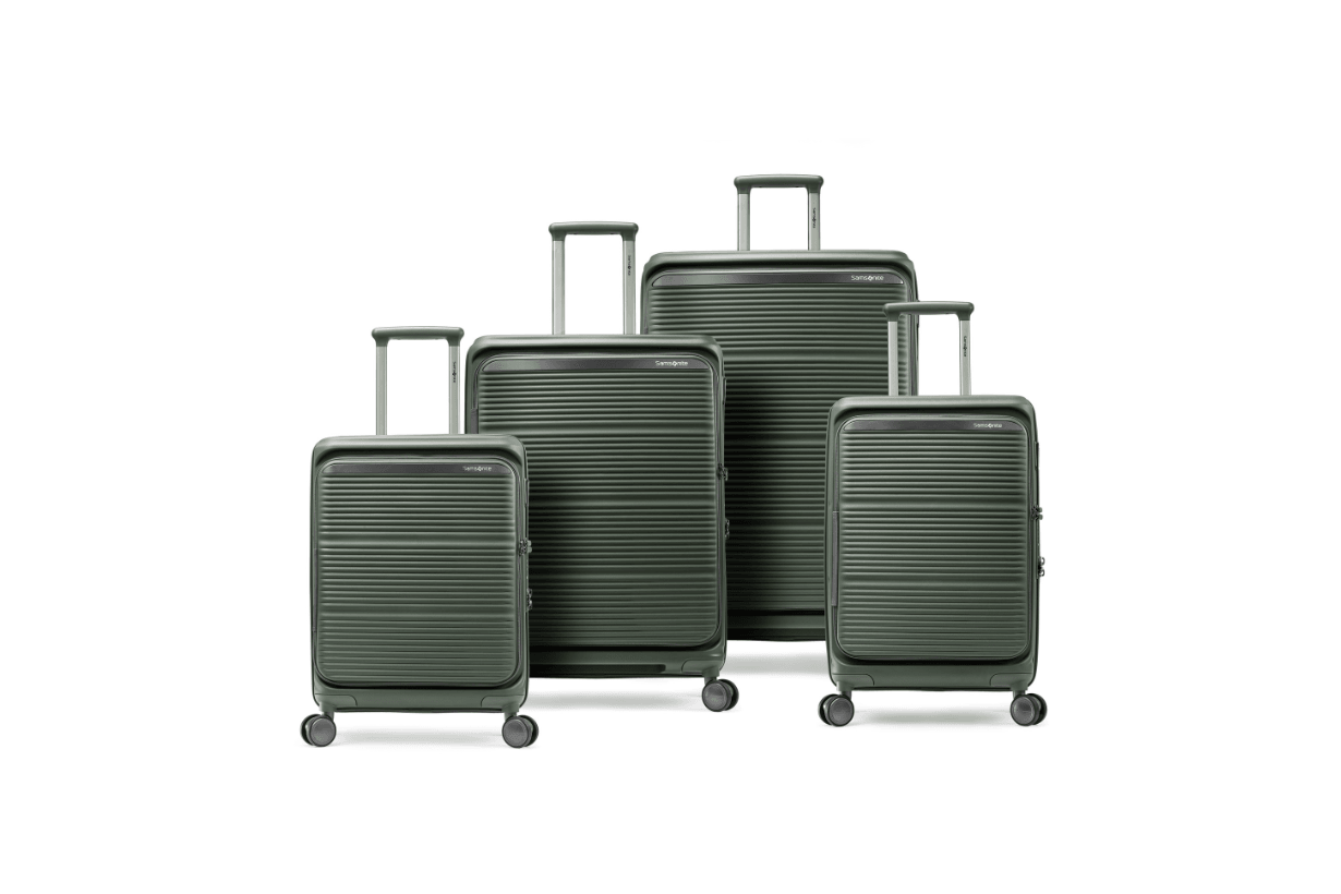 Samsonite Paralux release white suitcase