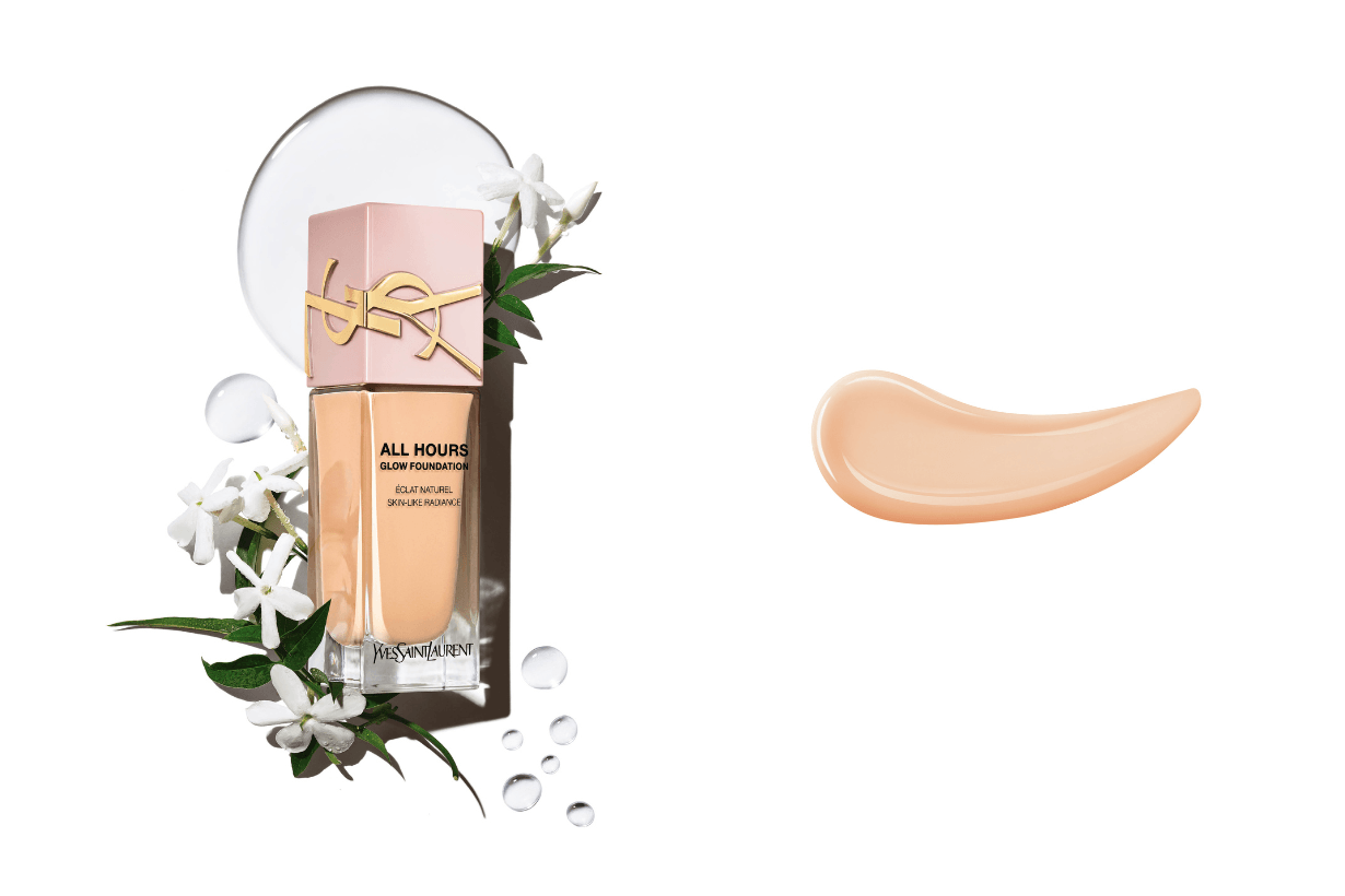 YSL new all hours glow foundation rose