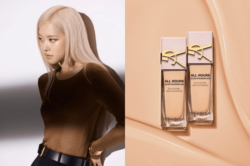 YSL new all hours glow foundation rose